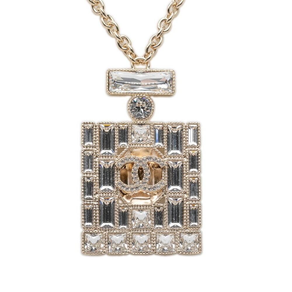 CHANEL Gold Logo Necklace